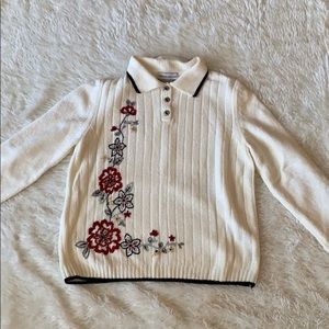 Alfred Dunner cream color/whitish sweater